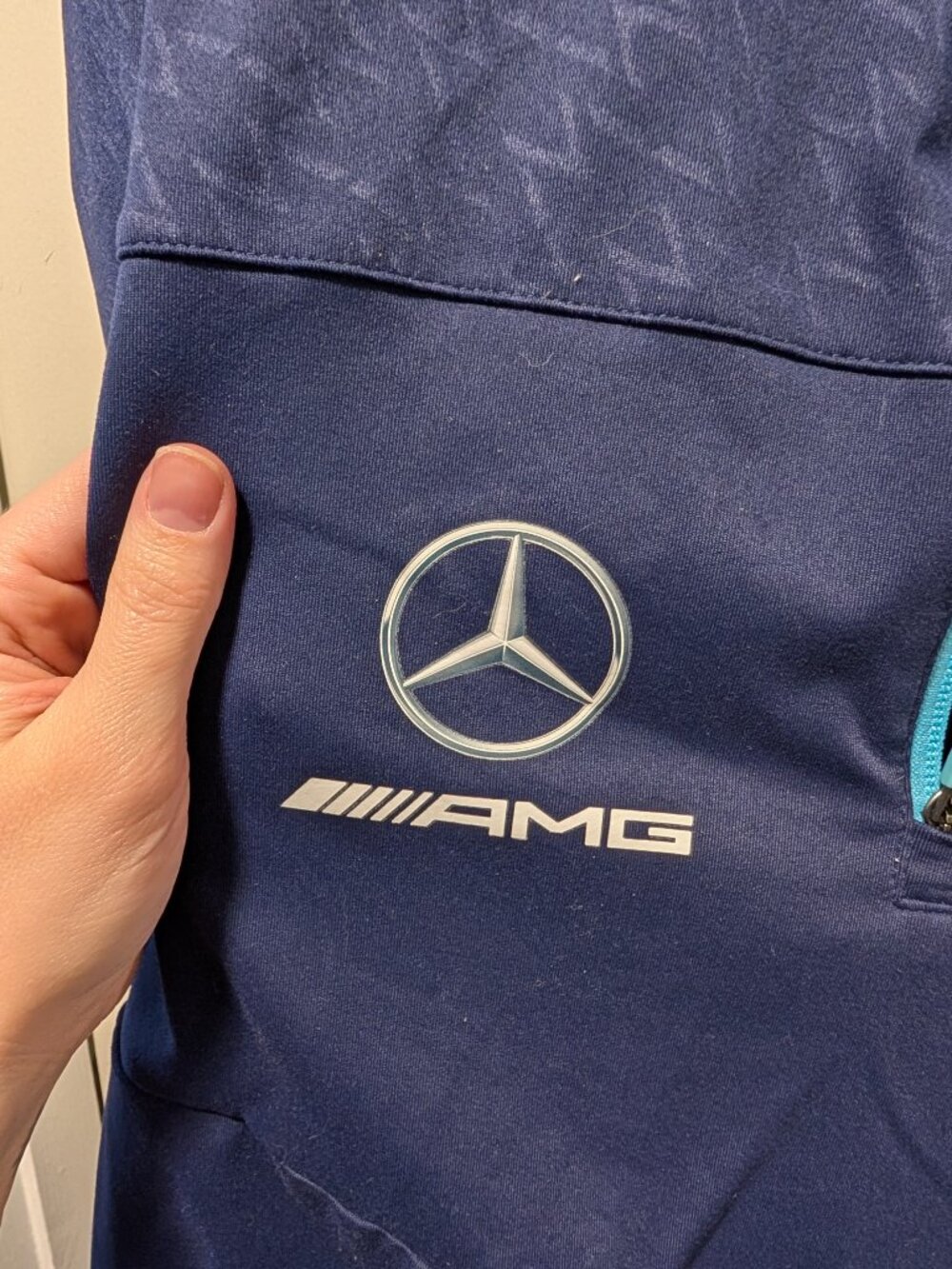 Men's Large Formula One F1 Williams Racing Quarter Zip - Picture 6 of 11
